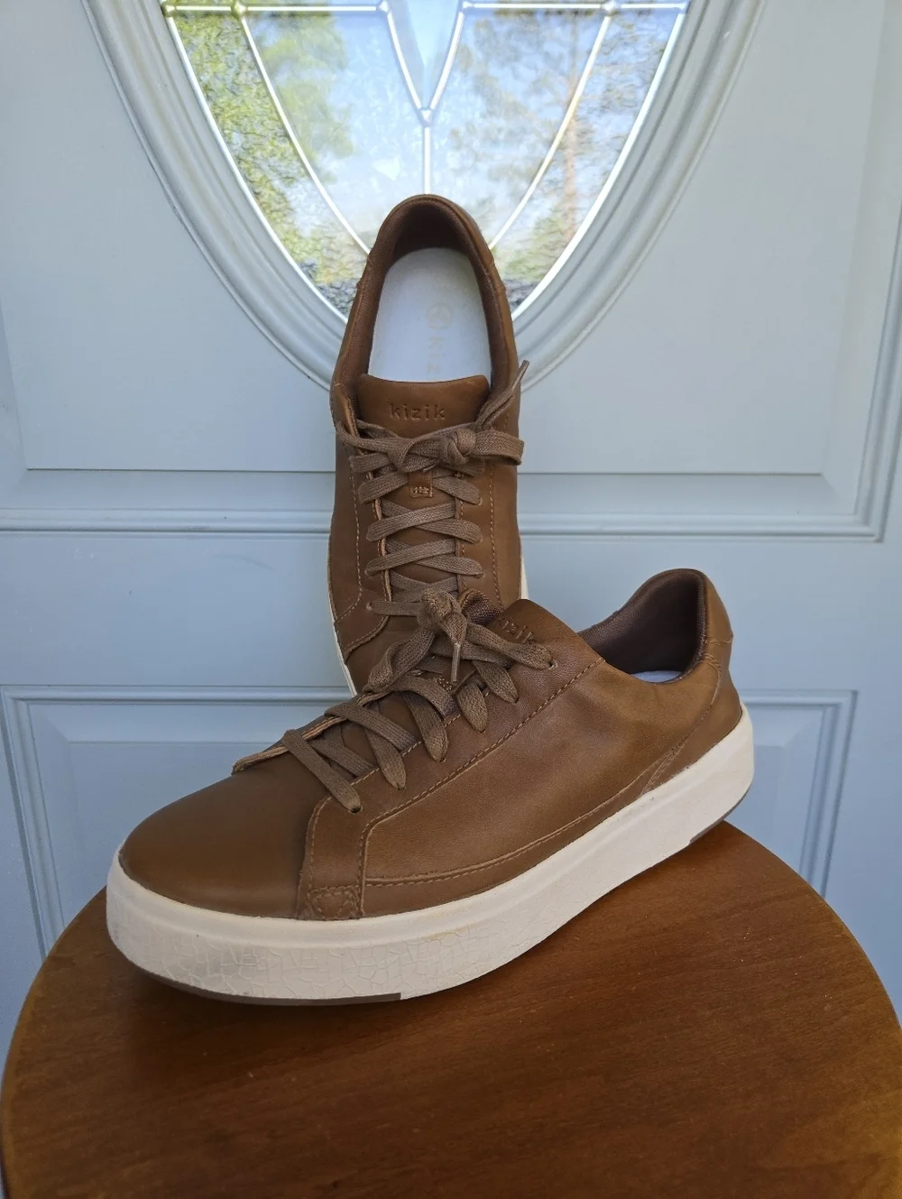 KIZIK Vegas Unisex Leather Sneaker Brown